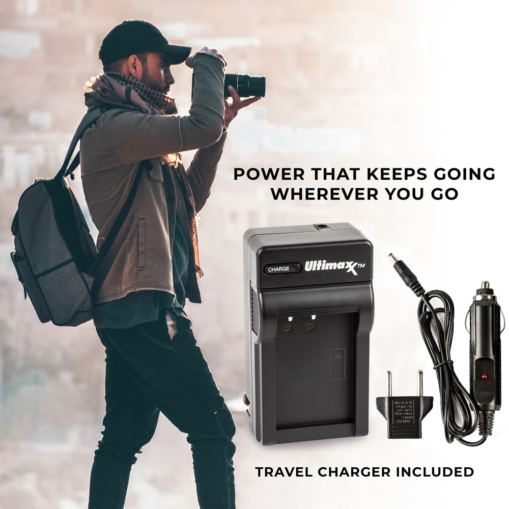 ULTIMAXX Travel Charger for Olympus LI90B