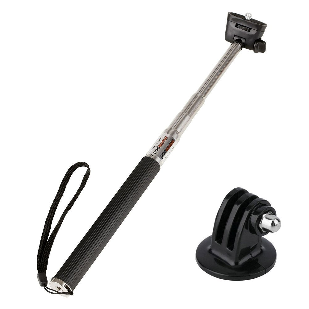 Ultimaxx HAND MONOPOD SELFIE with Action Camera / GoPro (Go-Pro) Adapter