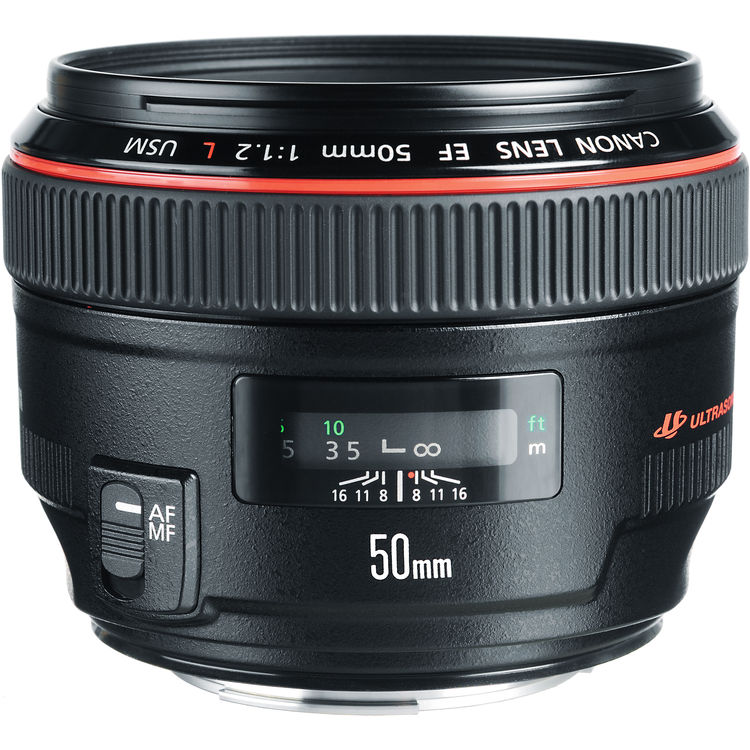 Canon Normal EF 50mm f/1.2L USM Autofocus Lens