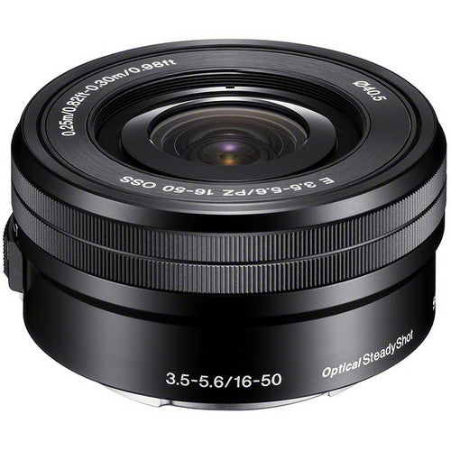 Sony E PZ 16-50mm f/3.5-5.6 OSS Lens (Black) (White Box)