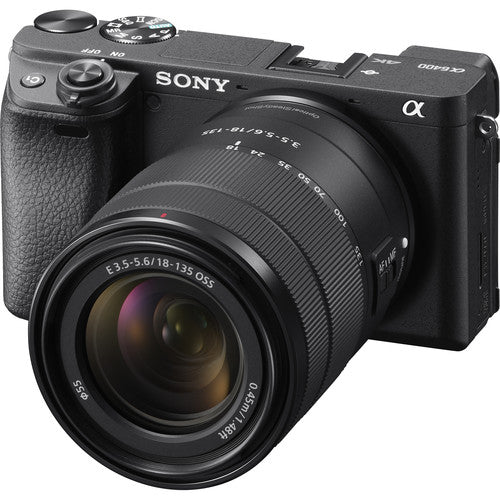 Sony Alpha a6400 Mirrorless Digital Camera with 18-135mm Lens –