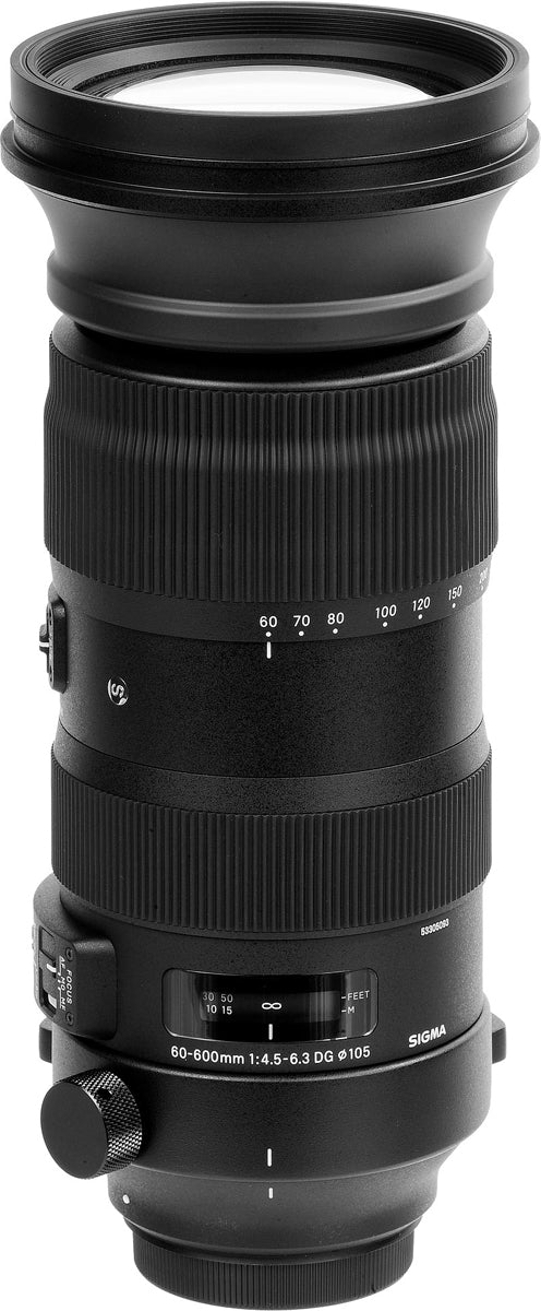 Sigma 60-600mm f/4.5-6.3 DG OS HSM Sports Lens for Nikon F