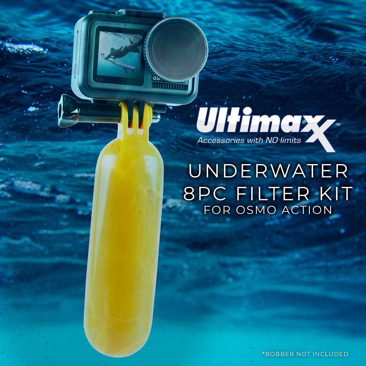 ULTIMAXX 8PC FILTER KIT FOR DJI OSMO ACTION (MCUV + CPL + ND4 + ND8 + ND16 + ND32)