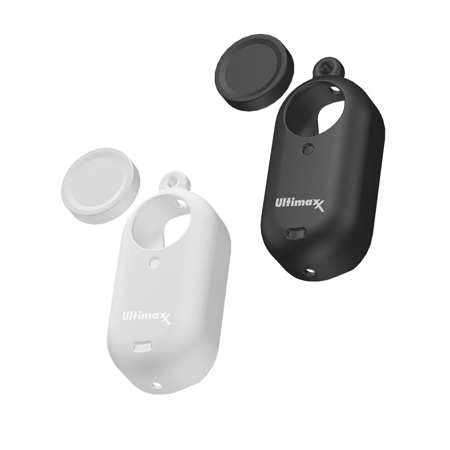 Ultimaxx Protective Silicone Cover with Lens Cap & Strap for GO3 - Black