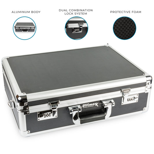 ULTIMAXX Hard Aluminum Case with Combo Lock