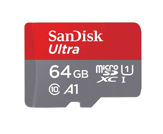Sandisk Ultra 64GB Micro SDXC UHS-I Card - 100MB/s U1 A1 - SDSQUAR-064G-GN6MN - NO ADAPTER