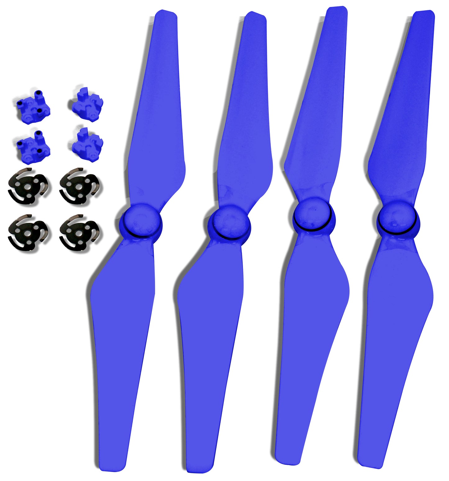 ULTIMAXX Phantom 4 9450 Quick Release Nylon Propeller Prop, With Install Kit, Blue