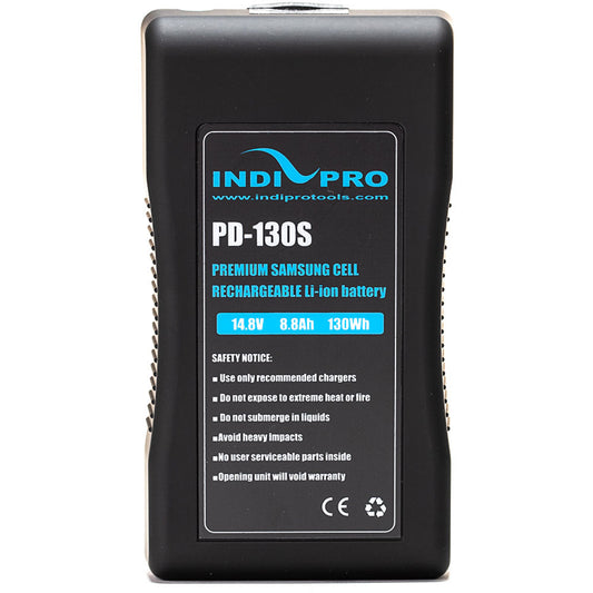 Indipro 130Wh Compact V-Mount Li-Ion Battery