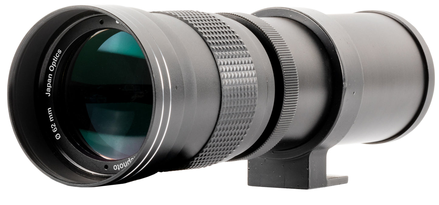 Ultimaxx 420-800mm f/8.3-16 Super HD Manual Telephoto Zoom Lens - Black