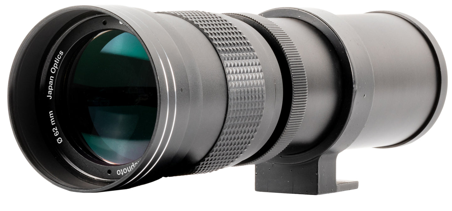 Ultimaxx 420-800mm f/8.3-16 Super HD Manual Telephoto Zoom Lens - Black
