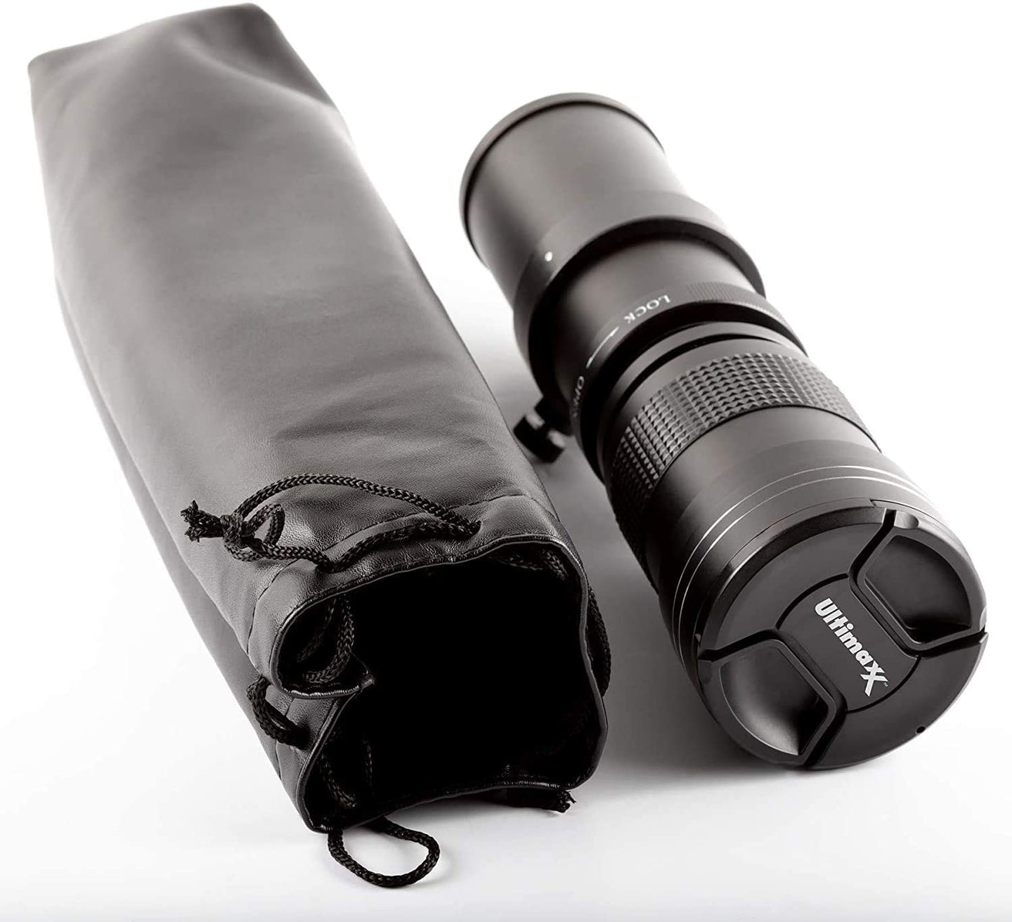 Ultimaxx 420-800mm f/8.3-16 Super HD Manual Telephoto Zoom Lens - Black