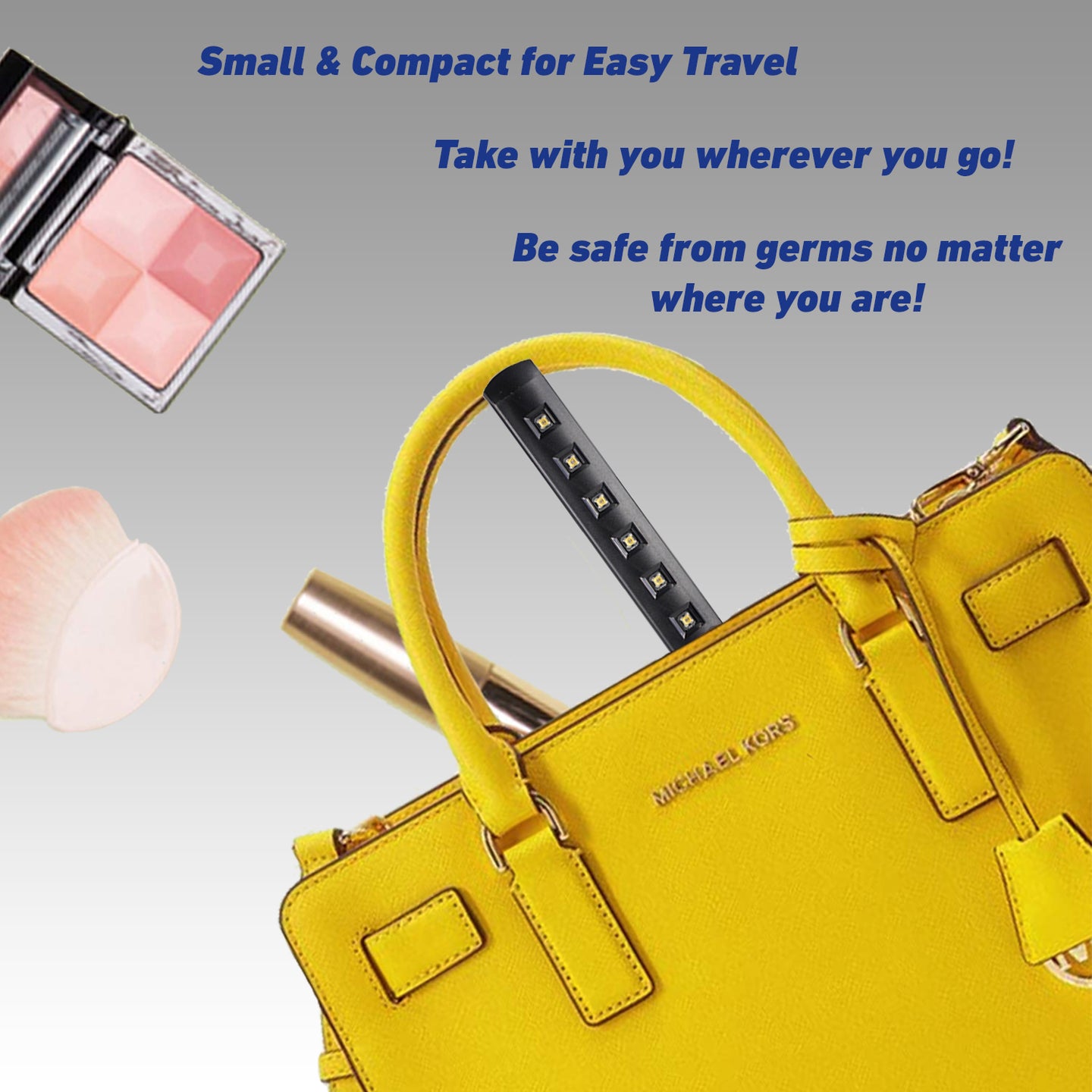EMKiss-UVC Handheld Surface Sterilizer Germicidal Led USB Portable UV Wand Sanitizer