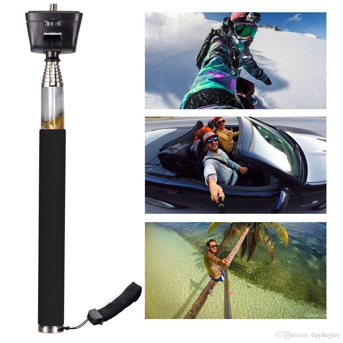 Ultimaxx HAND MONOPOD SELFIE with Action Camera / GoPro (Go-Pro) Adapter