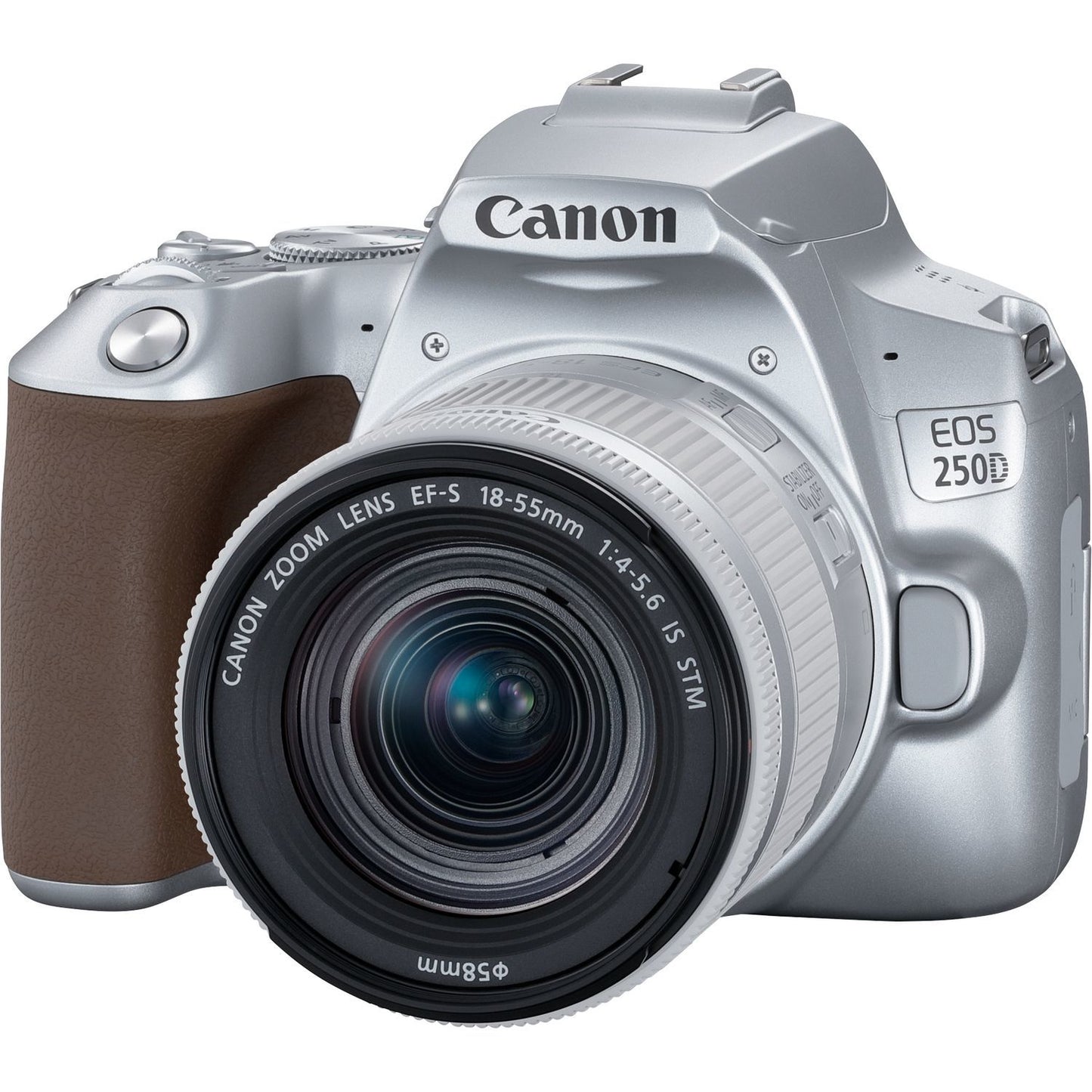 Canon EOS 250D + EF-S 18-55mm f/4-5.6 IS STM Lens (Silver)