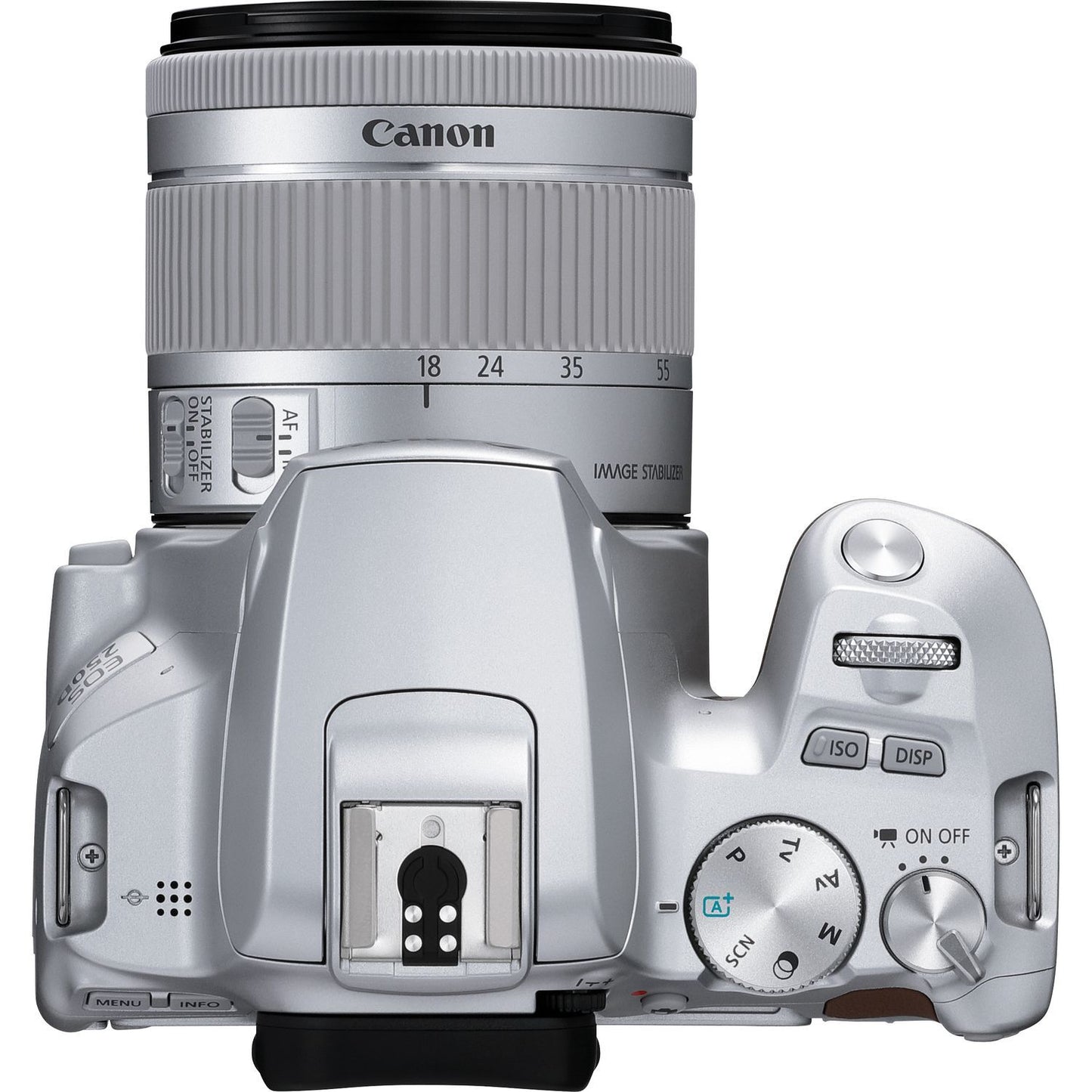 Canon EOS 250D + EF-S 18-55mm f/4-5.6 IS STM Lens (Silver)
