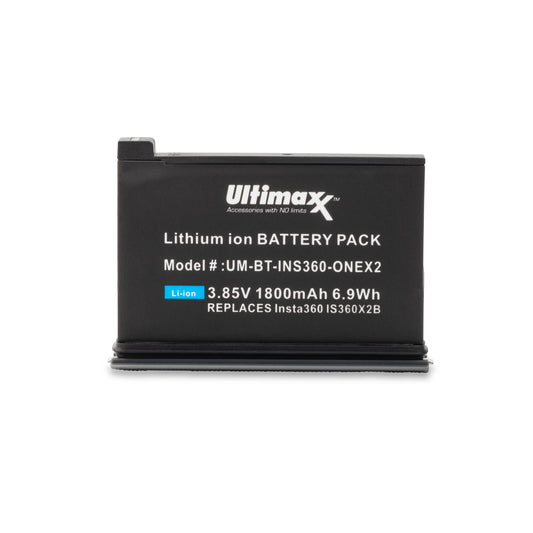 Ultimaxx Replacement Battery for Insta360 One X2 (1800 mAh)