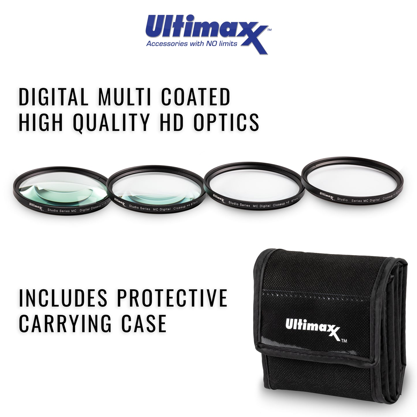 ULTIMAXX HD MACRO CLOSE UP LENSES 62MM