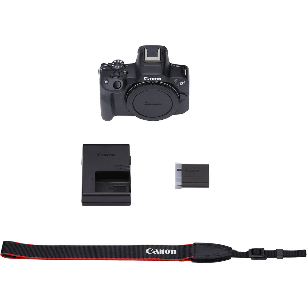 Canon EOS R50 Mirrorless Camera (Body, Black)
