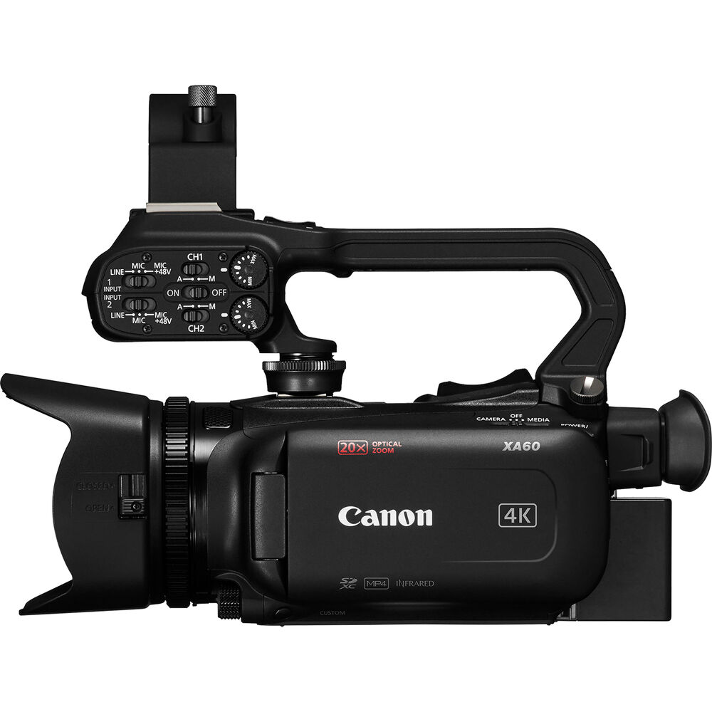 Canon XA60 Professional UHD 4K Camcorder (No Handle)