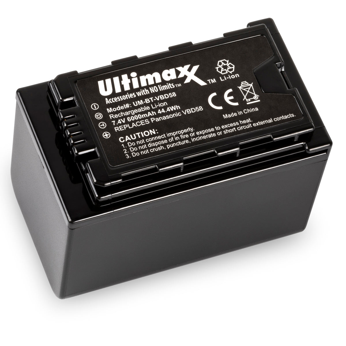 ULTIMAXX Replacement Battery for Panasonic VBD58 6000mAh