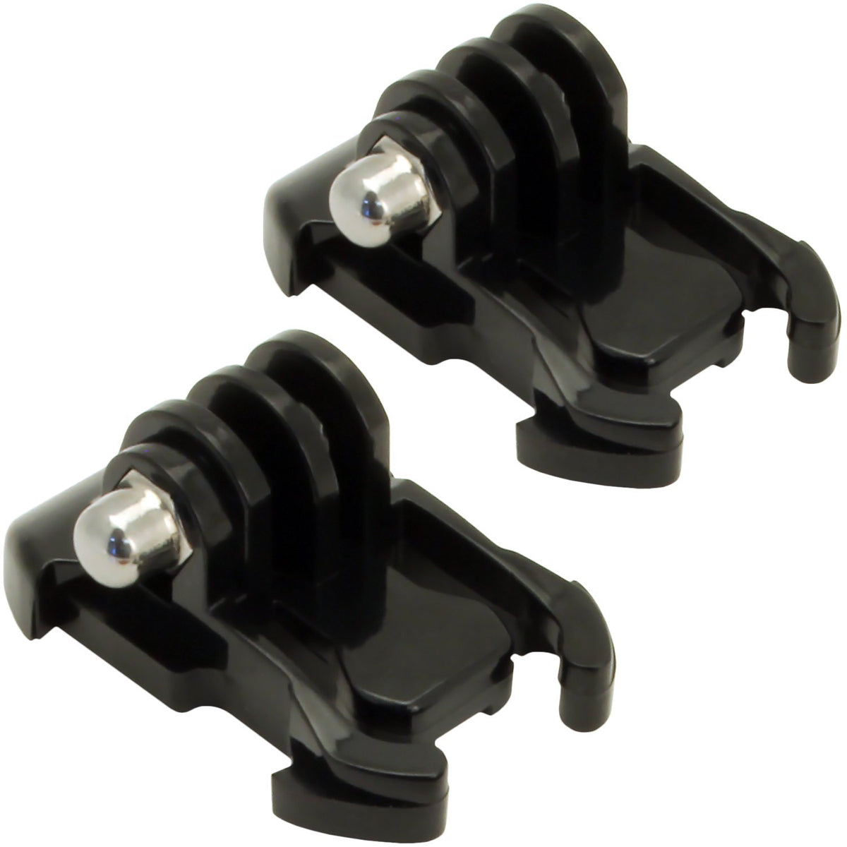 ULTIMAXX 2 Pack Black Buckle Basic Mount, for Go-Pro / GoPro / Action Camera