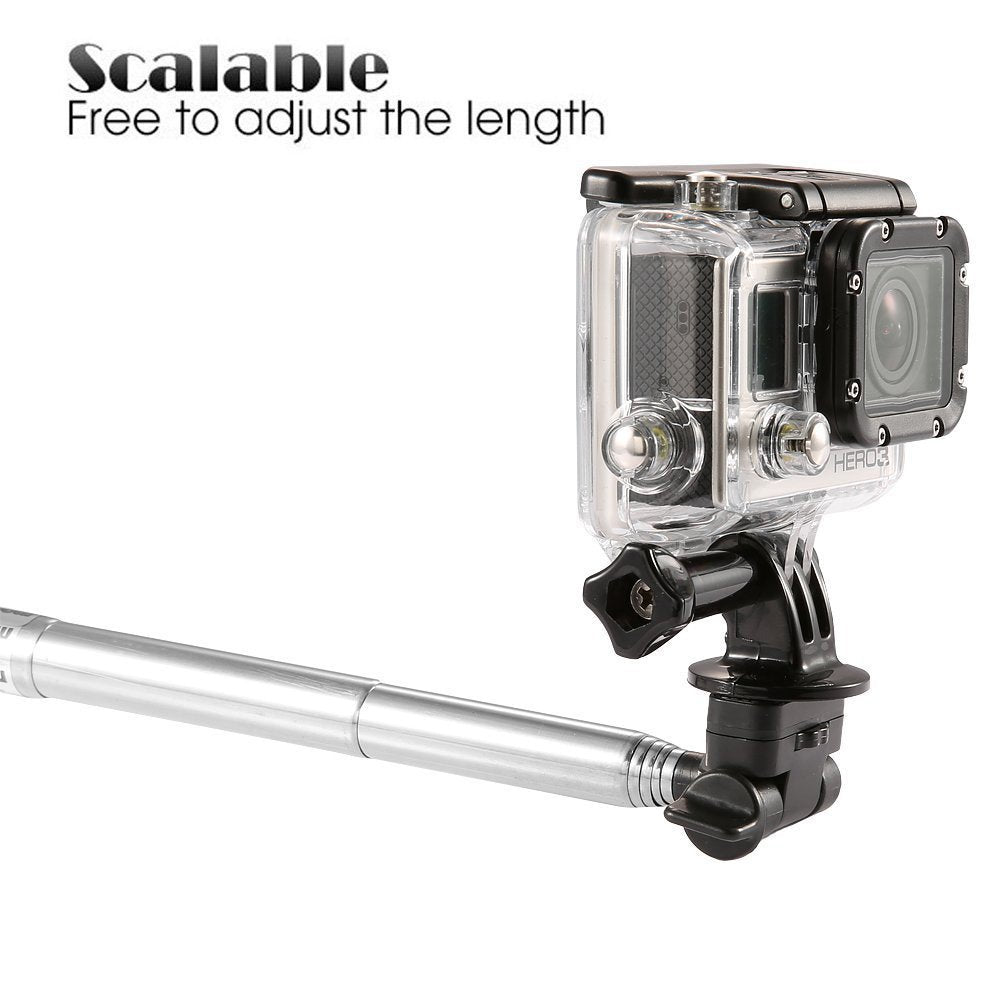 Ultimaxx HAND MONOPOD SELFIE with Action Camera / GoPro (Go-Pro) Adapter