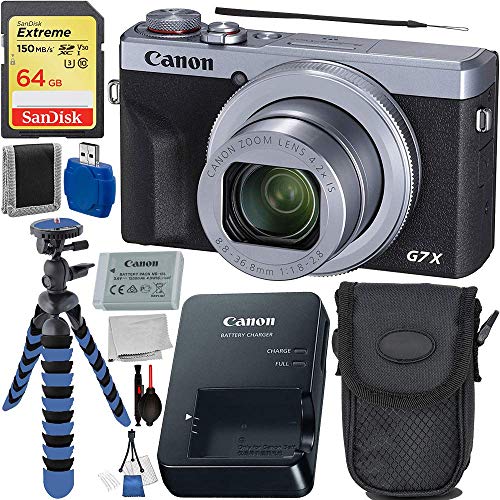 Canon PowerShot G7 X Mark III (Silver) Camera Starter Bundle