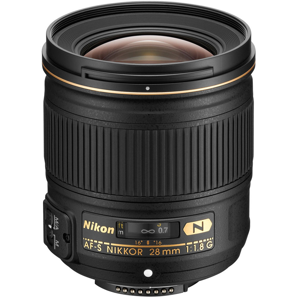 Nikon AF-S NIKKOR 28mm f/1.8G Lens (White Box)
