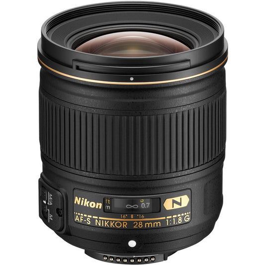 Nikon AF-S NIKKOR 28mm f/1.8G Lens (White Box)