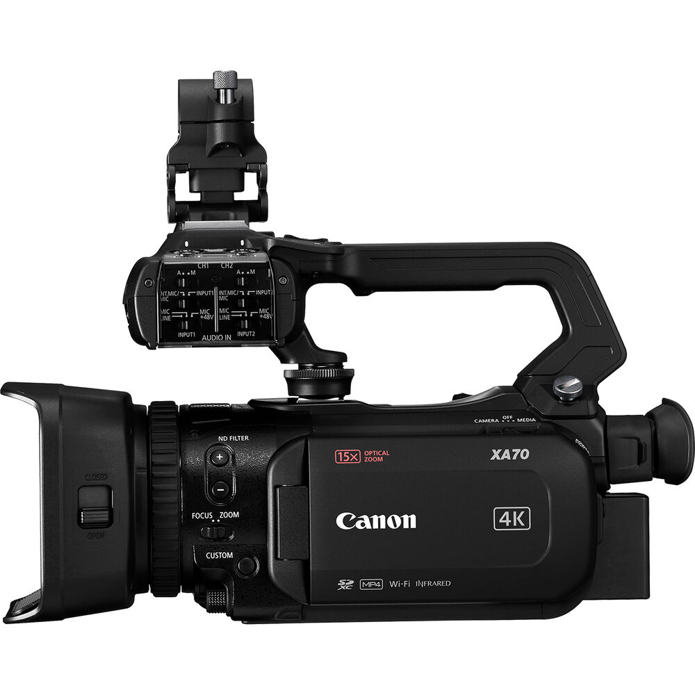 Canon XA70 UHD 4K30 Camcorder with Dual-Pixel Autofocus PAL
