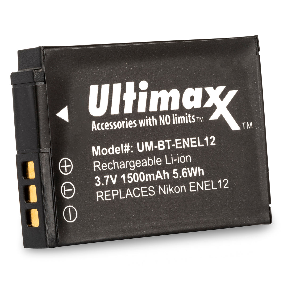 ULTIMAXX Replacement Battery for Nikon ENEL12 1500mAh