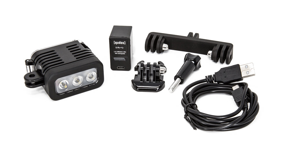 Ultimaxx Underwater LED Light with Bracket for Go-Pro / GoPro / Action Camera