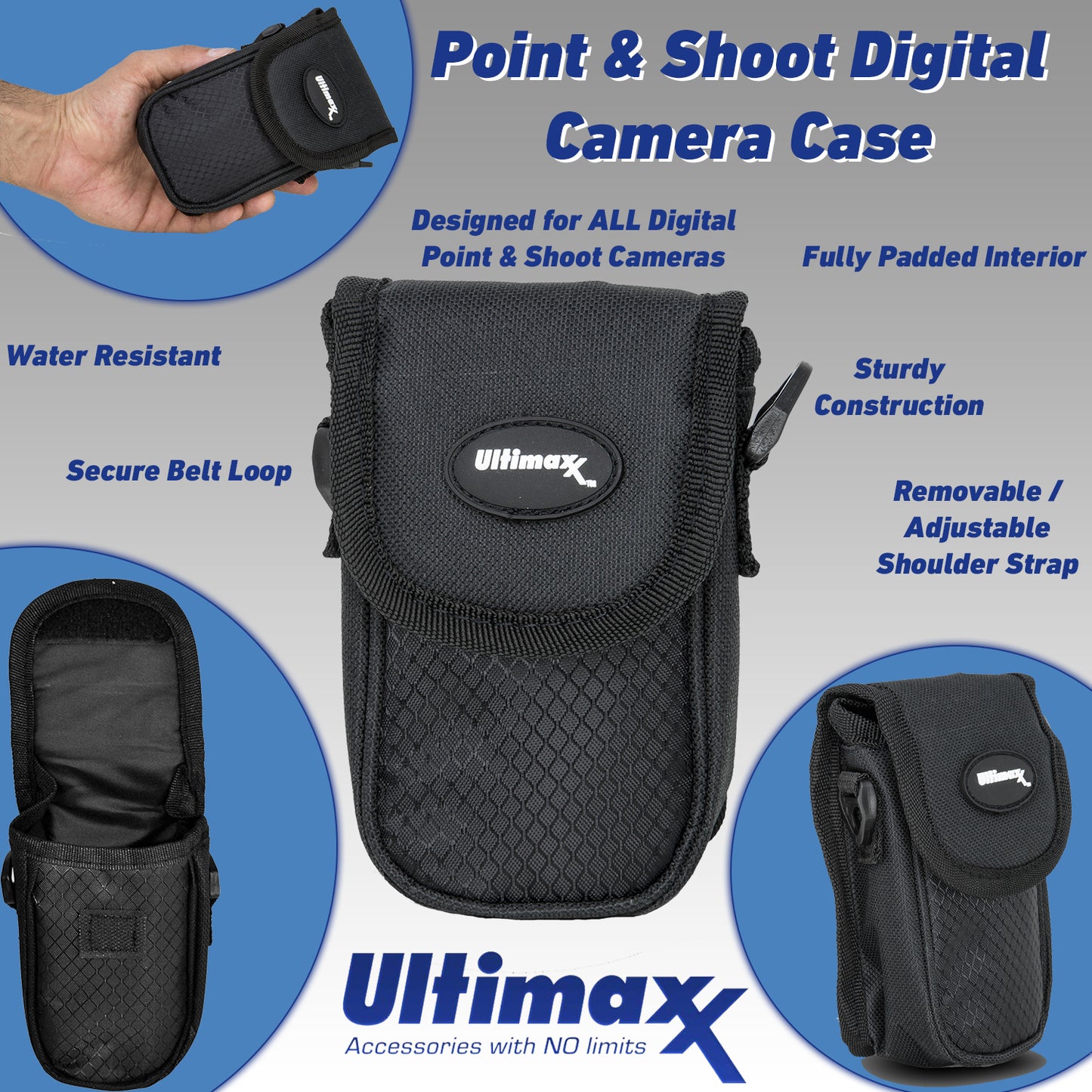 Ultimaxx Professional Point & Shoot Digital Camera Case