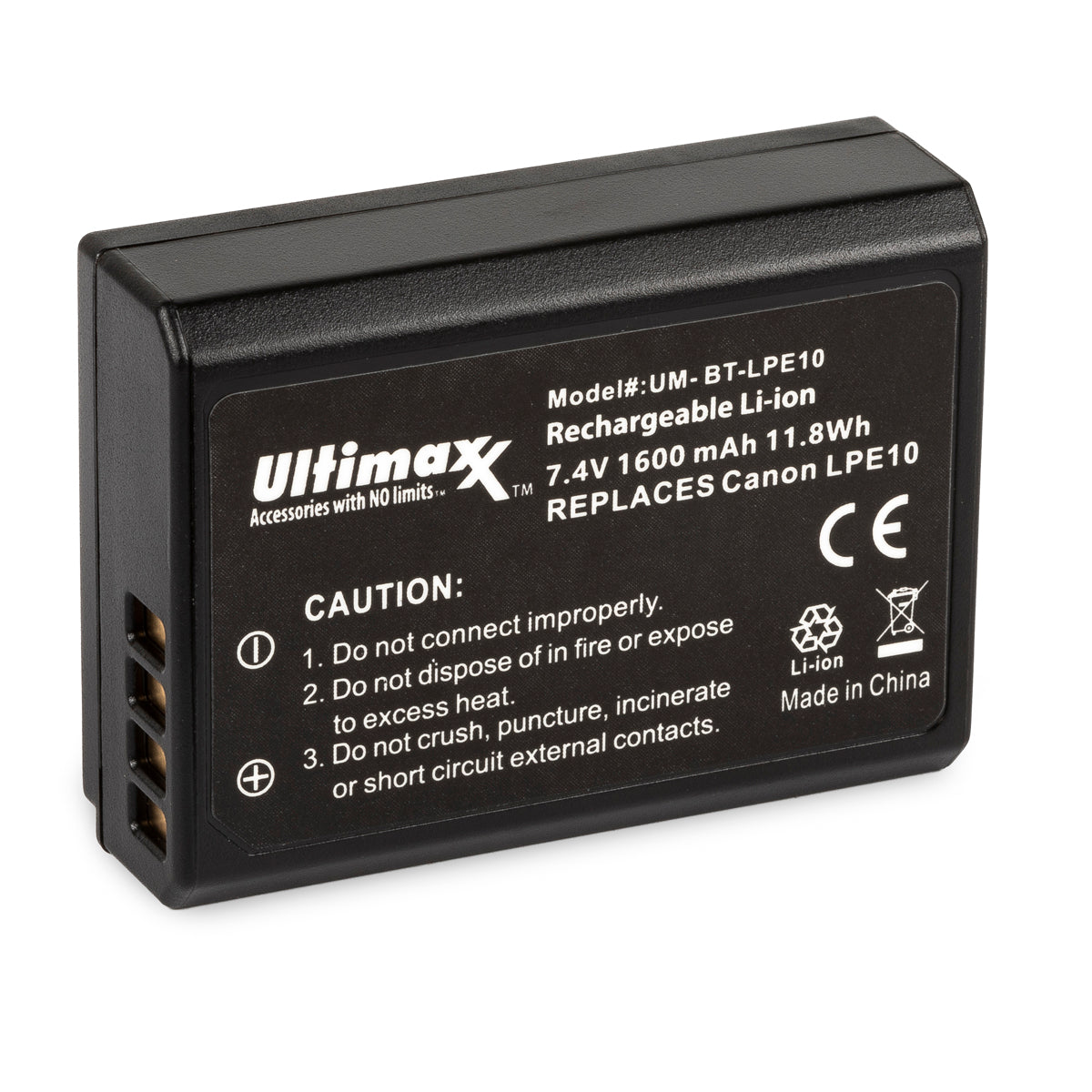 Ultimaxx Replacement Battery for Canon LPE10 - 1600mah