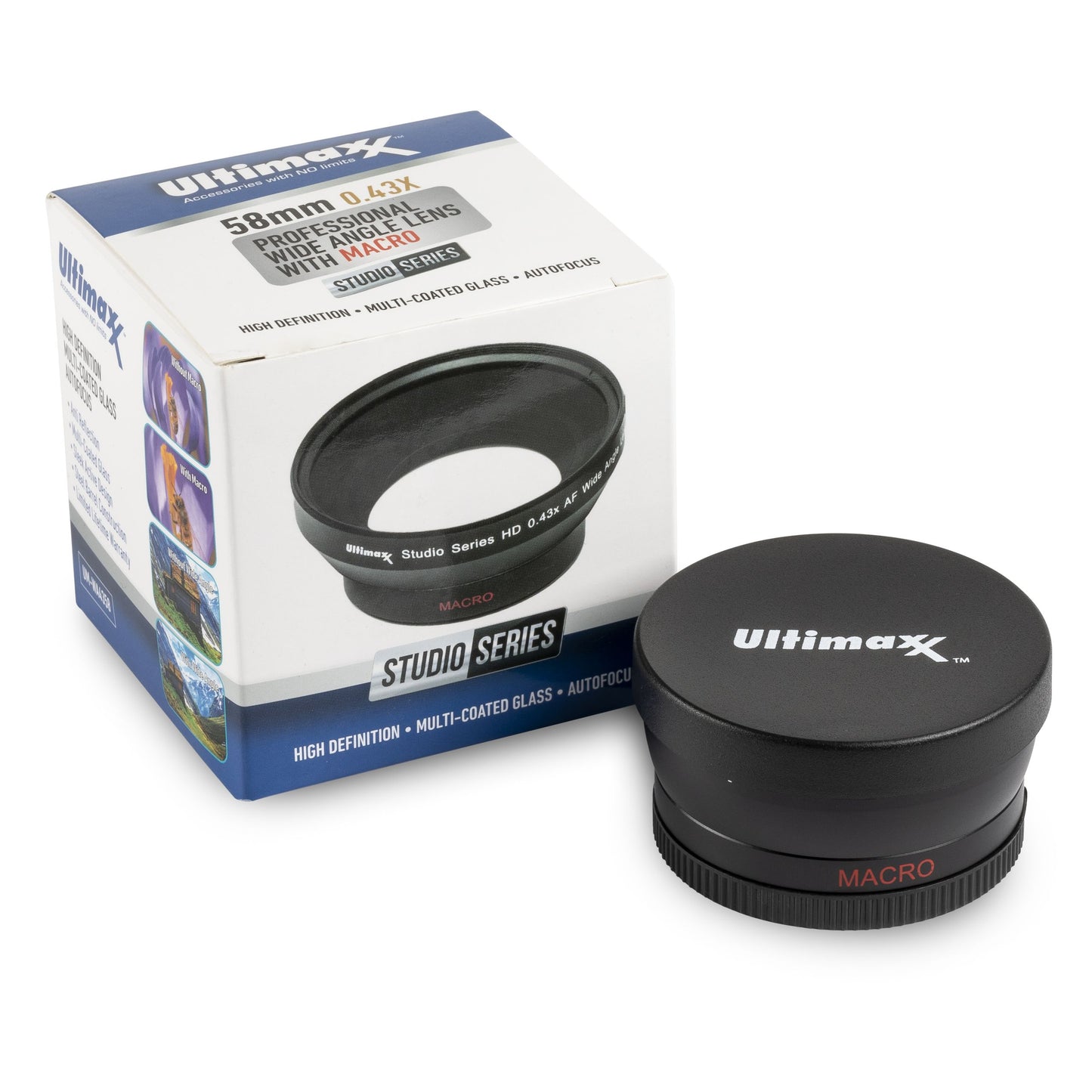 ULTIMAXX 0.43x Wide Angle Lens - 58MM