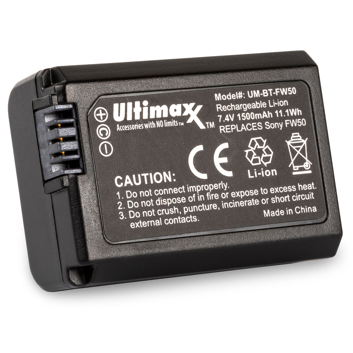 ULTIMAXX Replacement battery for SONY FW50 1500mAh